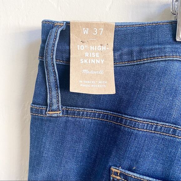 NWT Madewell 10” High Rise Danny Wash Skinny Jeans - Picture 6 of 6